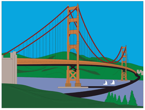 Golden Gate sailboat